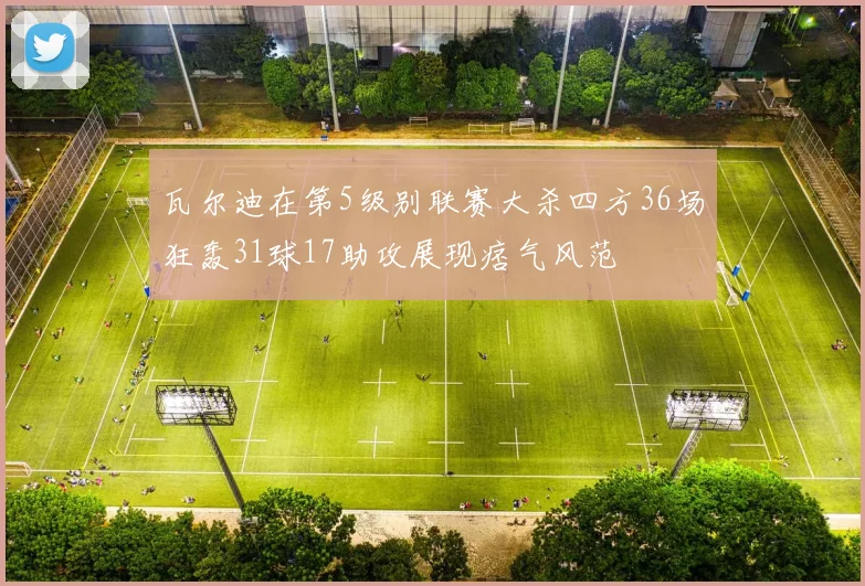 瓦尔迪在第5级别联赛大杀四方36场狂轰31球17助攻展现痞气风范