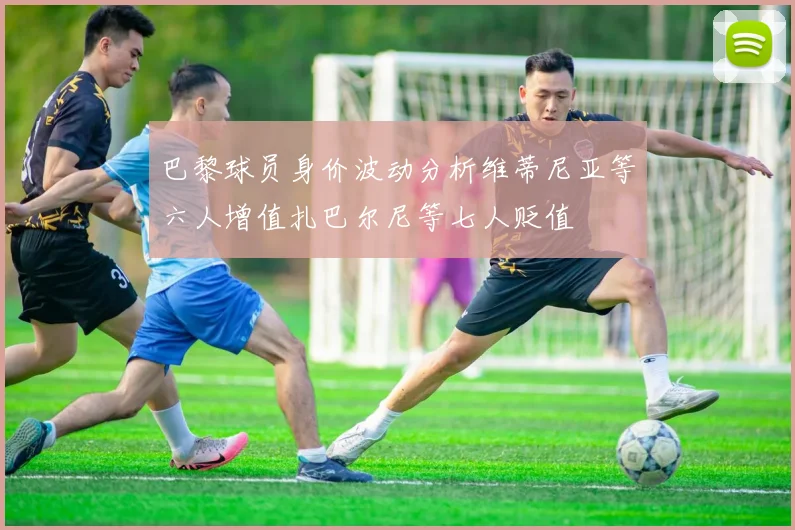 巴黎球员身价波动分析维蒂尼亚等六人增值扎巴尔尼等七人贬值